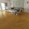 Panele Winylowe SPC Jodełka 7mm Dąb Brązowy 1.64 m² na Klik Wodoodporne - obrazek 4