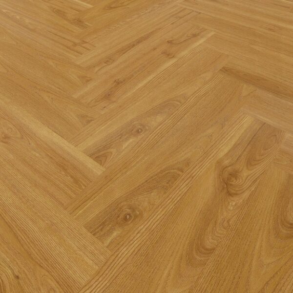 SPC vinyl flooring Herringbone 7mm Classic oak 1.64 m² click-lock waterproof