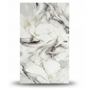 Panel Ścienny PCV Biały Marmur Biały Wąż | Wodoodporne Panele na Ścianę Bertigraf